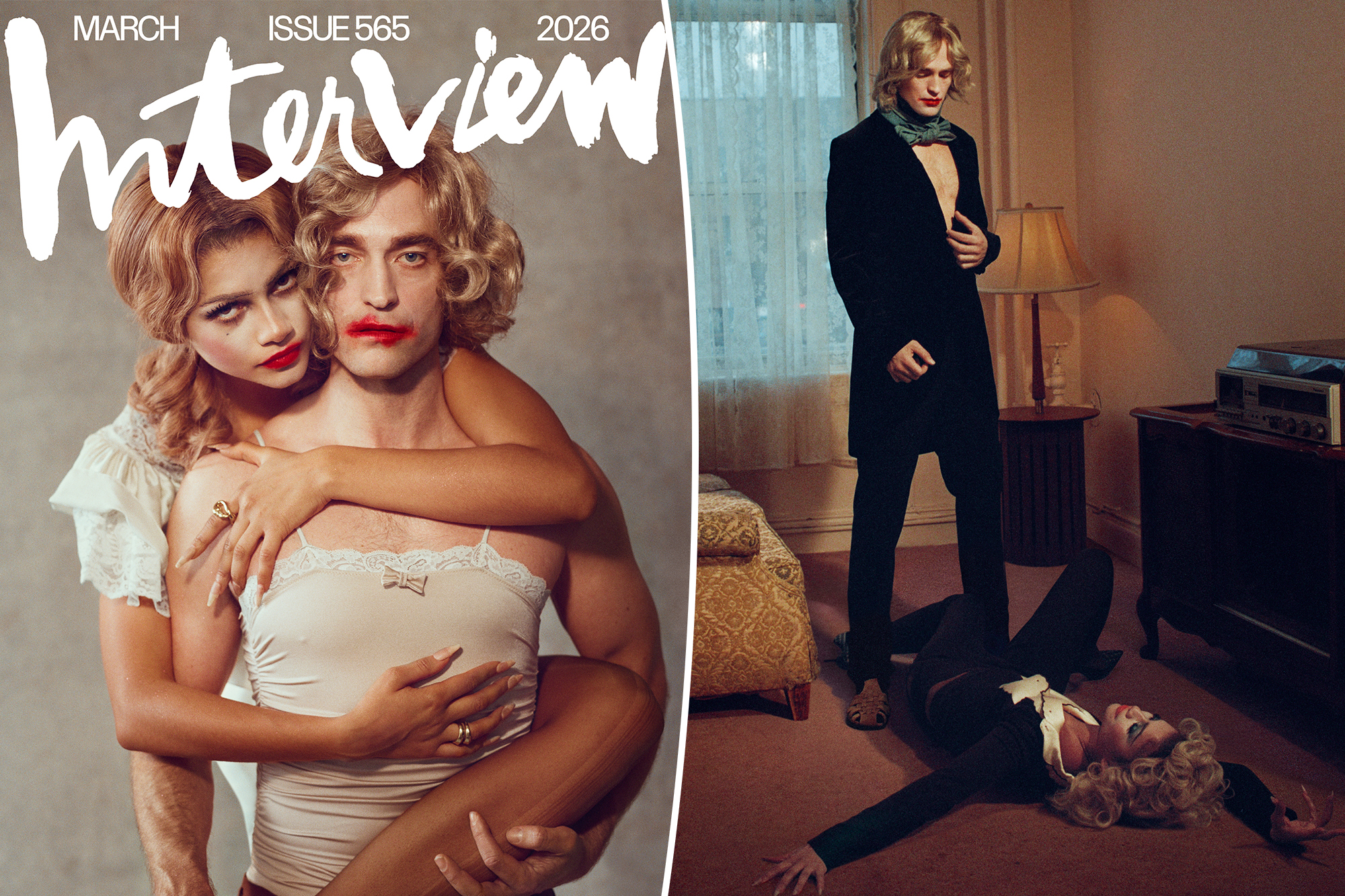 Zendaya and Robert Pattinson's Bold New Look for Interview Magazine