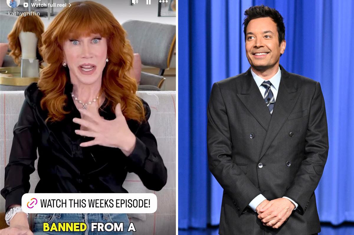Why Kathy Griffin Claims She's Banned from Jimmy Fallon's Show
