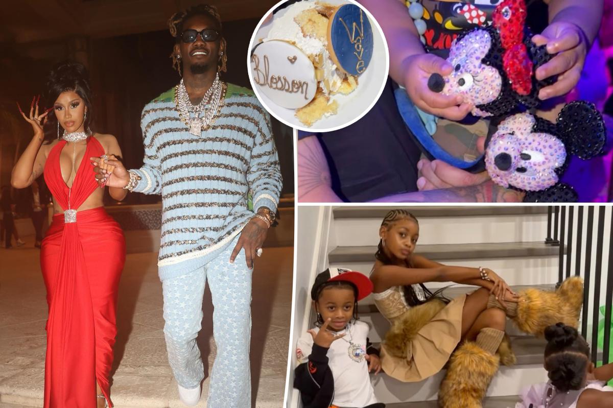 Cardi B and Offset Reunite for Kids' Birthdays Amid Divorce Drama