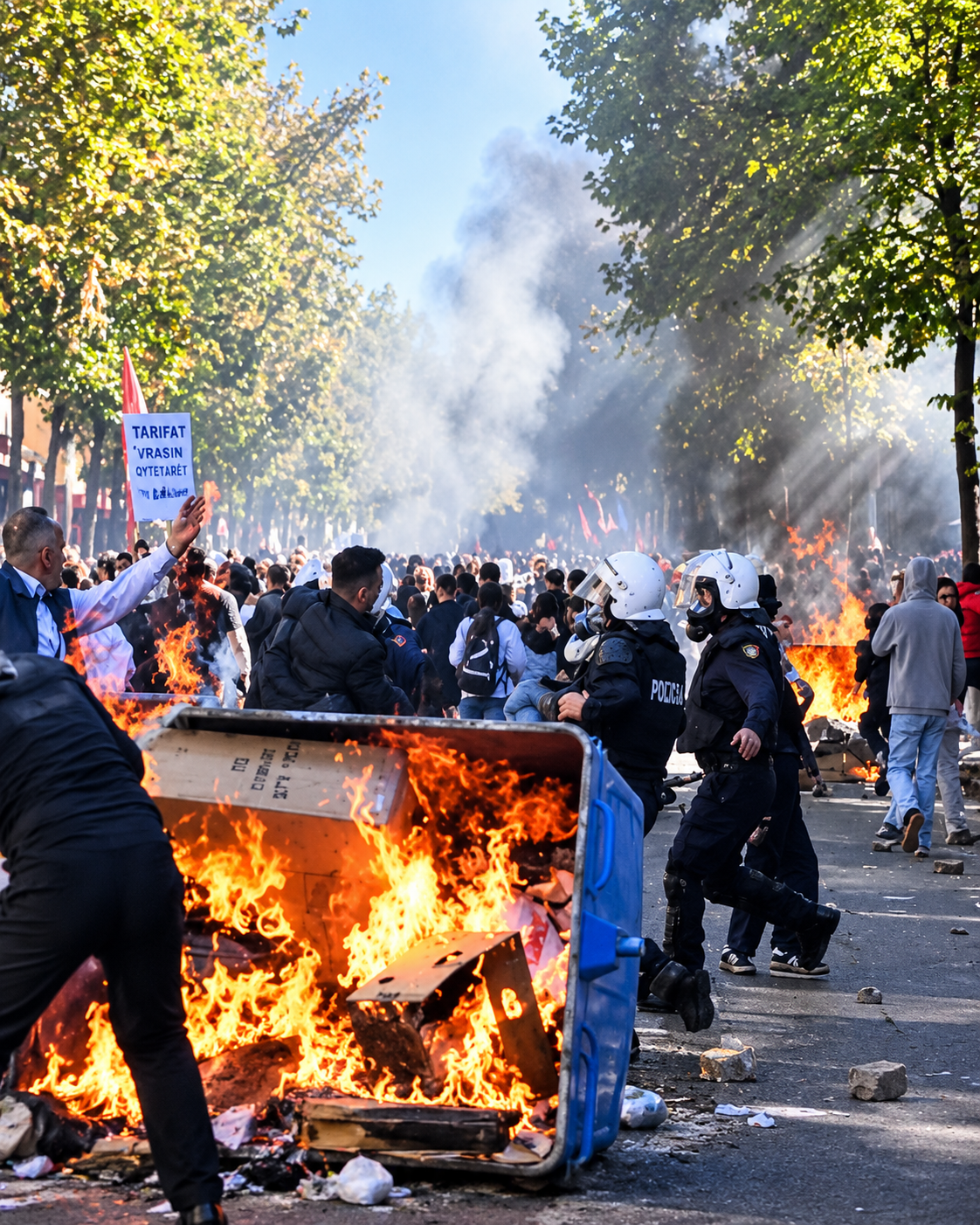 US Embassy Urges Peaceful Protests Amid Ongoing Tensions in Tirana