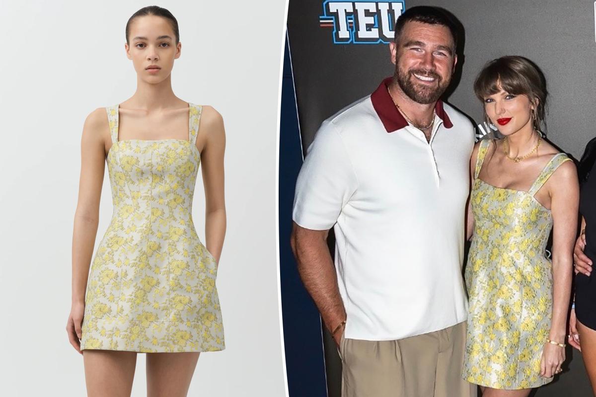 Taylor Swift's Stunning Yellow Dress at Travis Kelce's Party Sparks Buzz