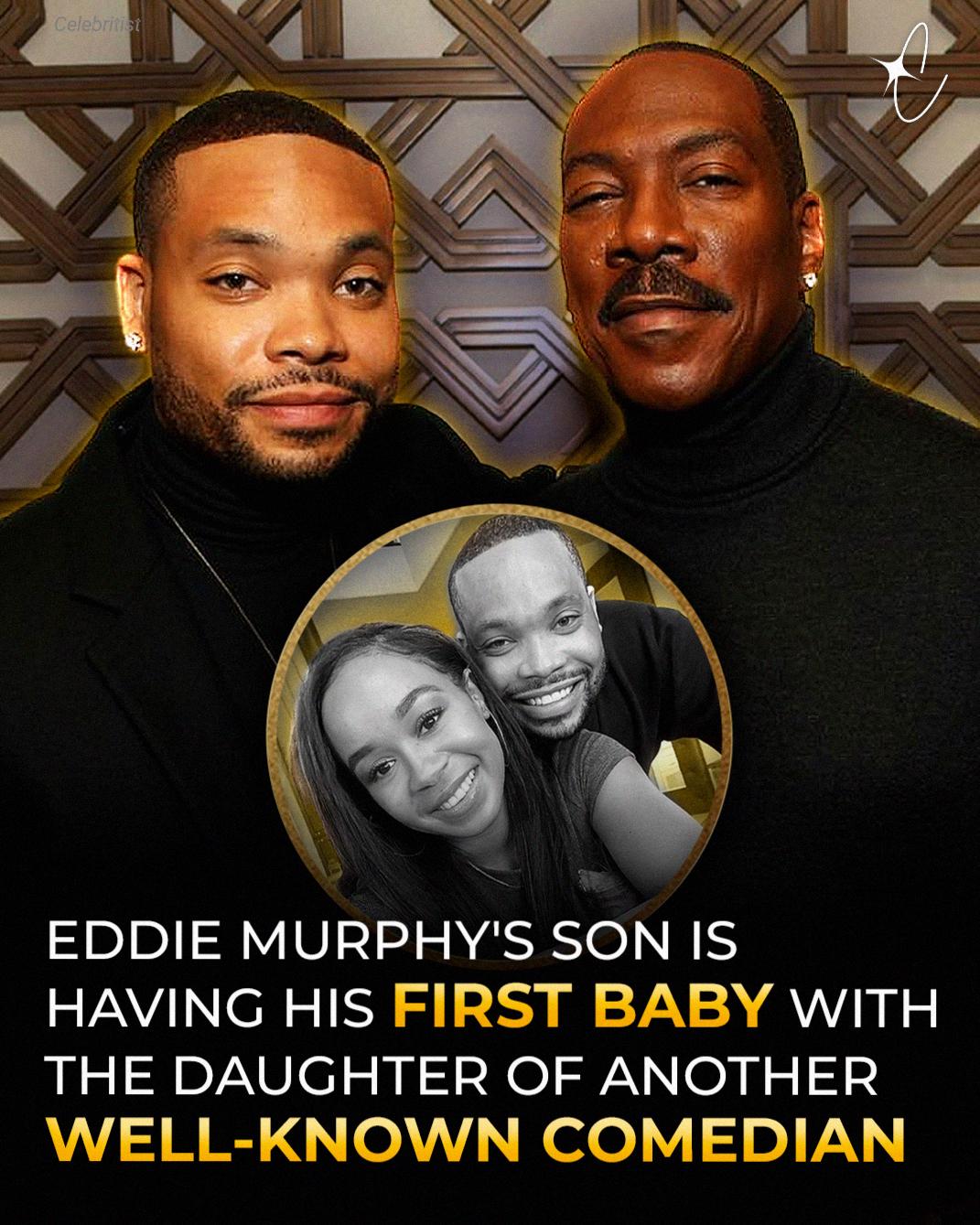 Eddie Murphy's son is anticipating the arrival of his first child with the daughter of another well-known comedian.