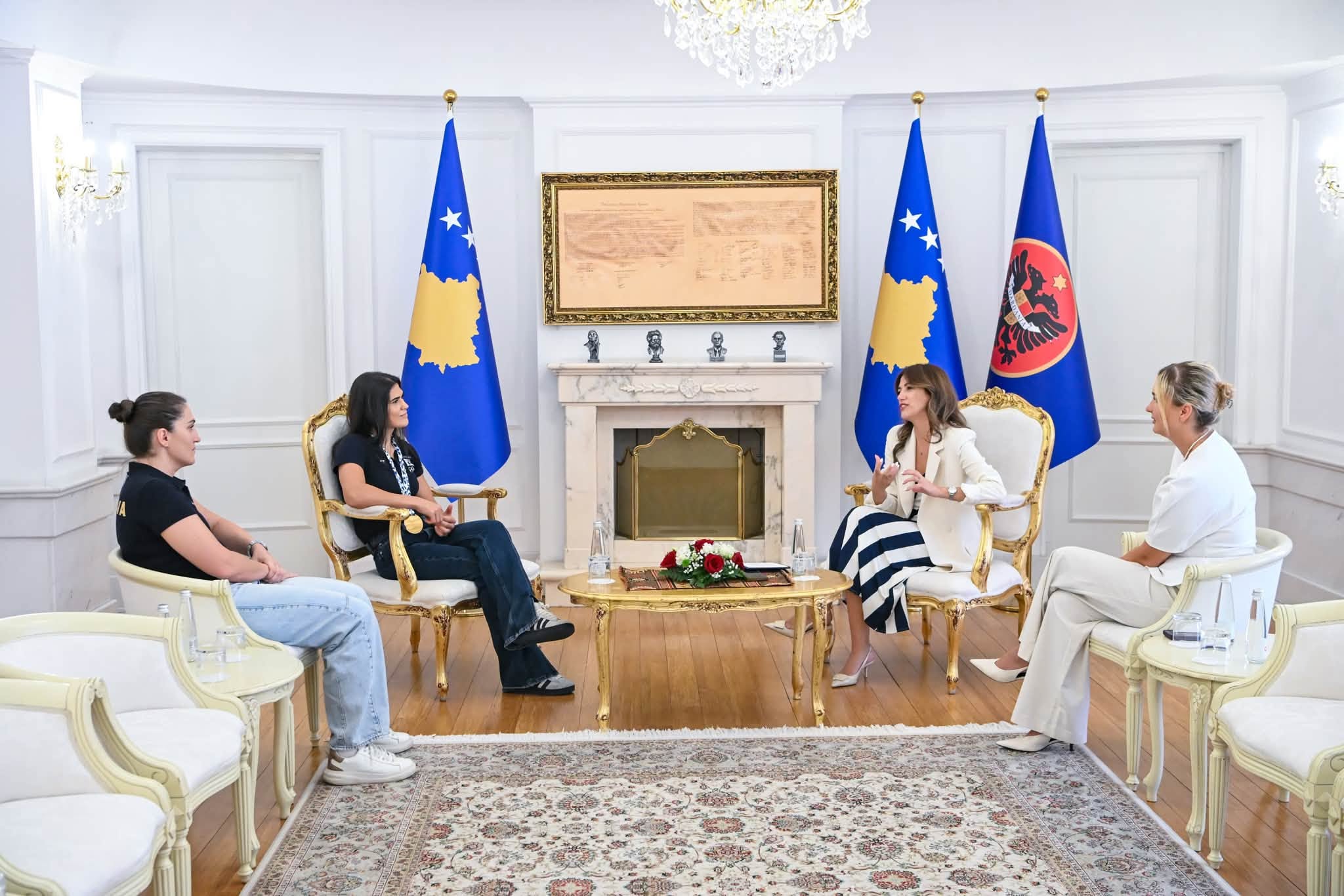 Donjeta Sadiku Honored with Presidential Medal for Her Mediterranean Games Triumph