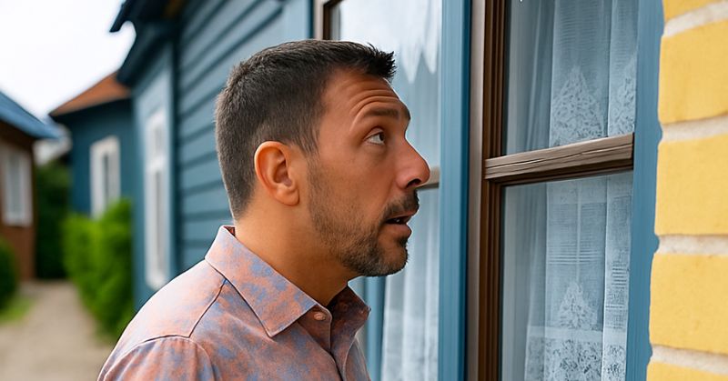 As I passed by my brother's house and decided to drop in, I noticed my wife's car in the driveway. Curiously, I approached the window to see what was happening inside, only to be shocked by what I saw.