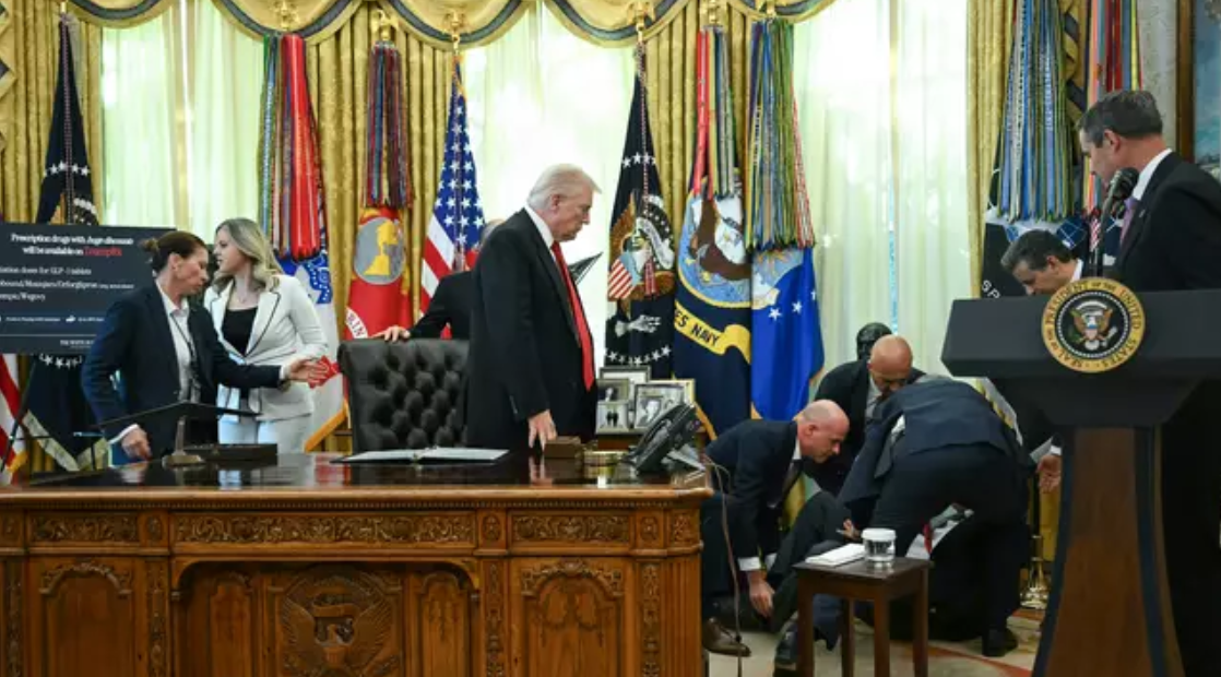 Man who fainted in front of Trump receives health update after video of his reaction becomes popular online.