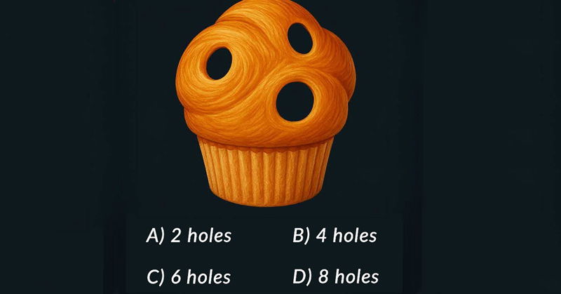 The Number of Holes in This Cupcake Can Determine if You Are a Narcissist
