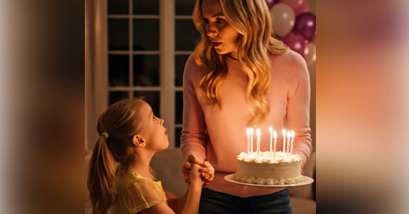 My daughter and I planned a surprise for my husband's birthday, but when we entered the apartment, my daughter shouted for me to leave as she didn't want me to see something.