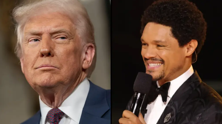 Donald Trump issues a threatening message to the Grammys host after a harsh joke was made about him at the awards show.