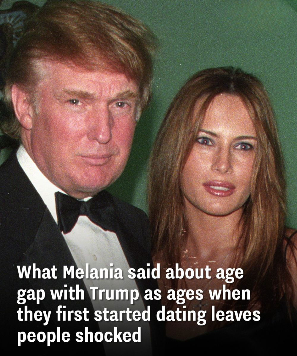 People are shocked by Melania's comments on the age difference between her and Trump when they first started dating.
