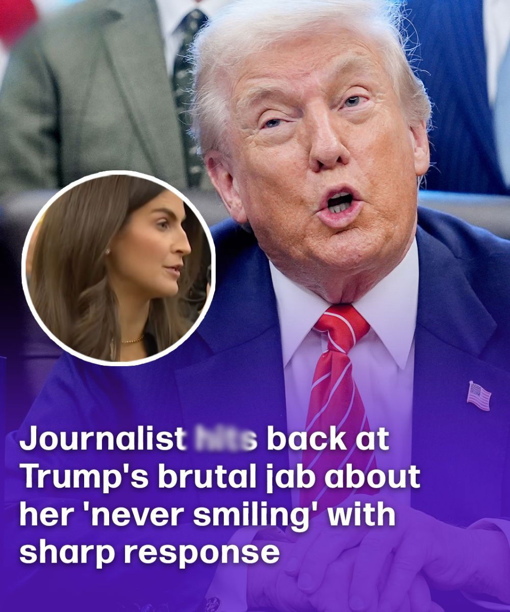 Journalist claps back at Trump for criticizing her lack of smiles