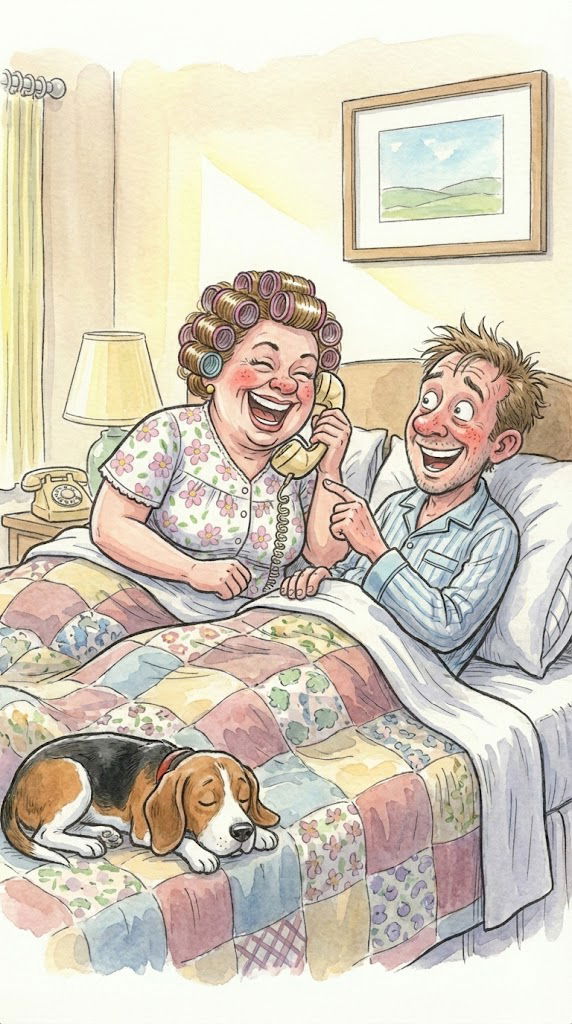 Secret Affair Exposed: Woman Caught in Bed with Lover