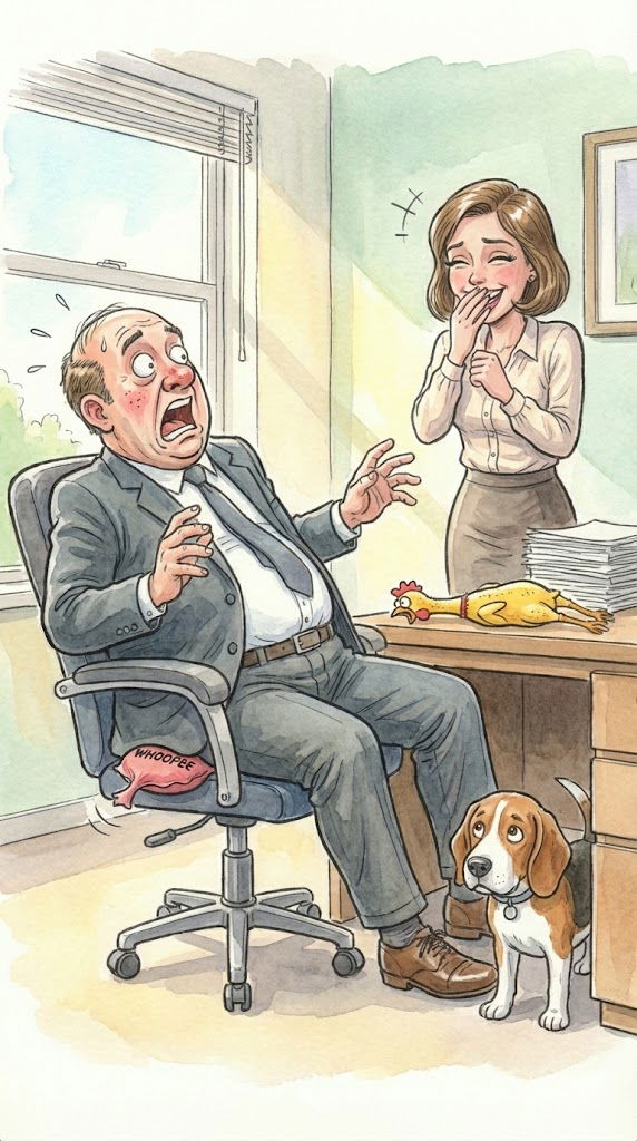 Celebrity Boss Shows Up at Work with Unzipped Pants!