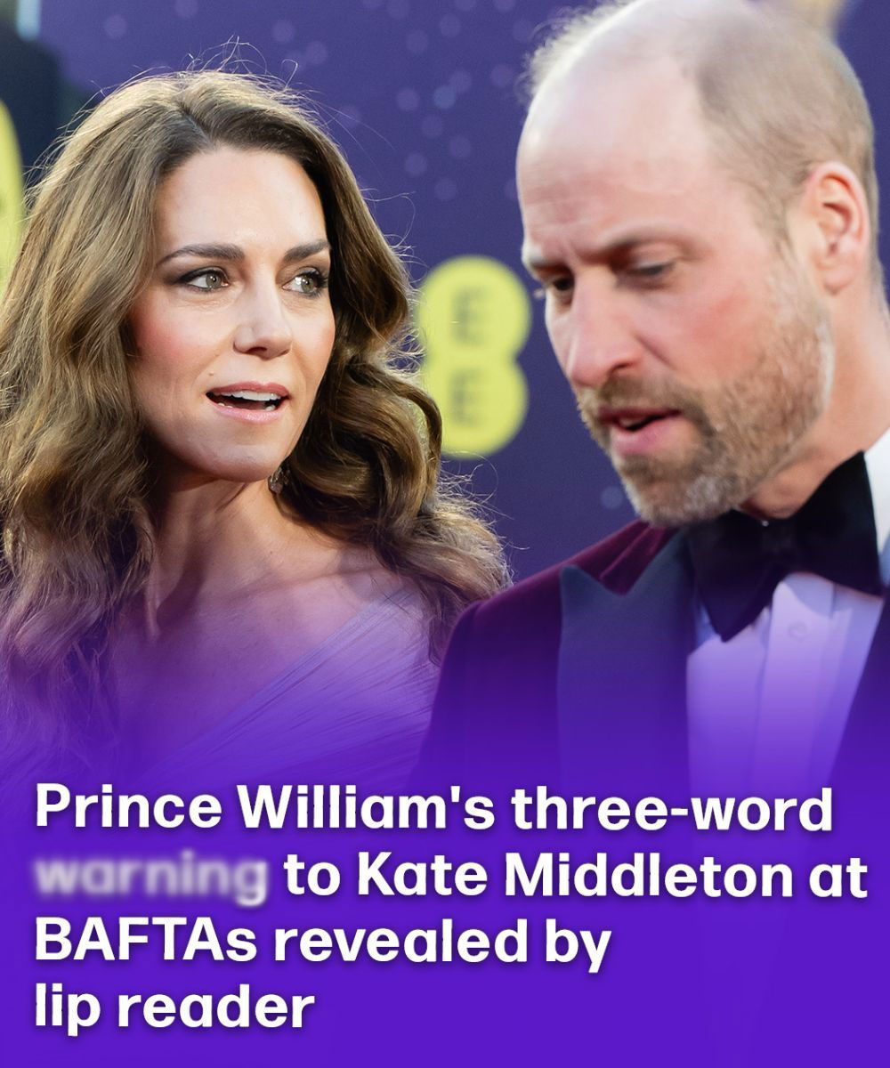 Prince William's Bold Warning to Kate at BAFTAs Uncovered