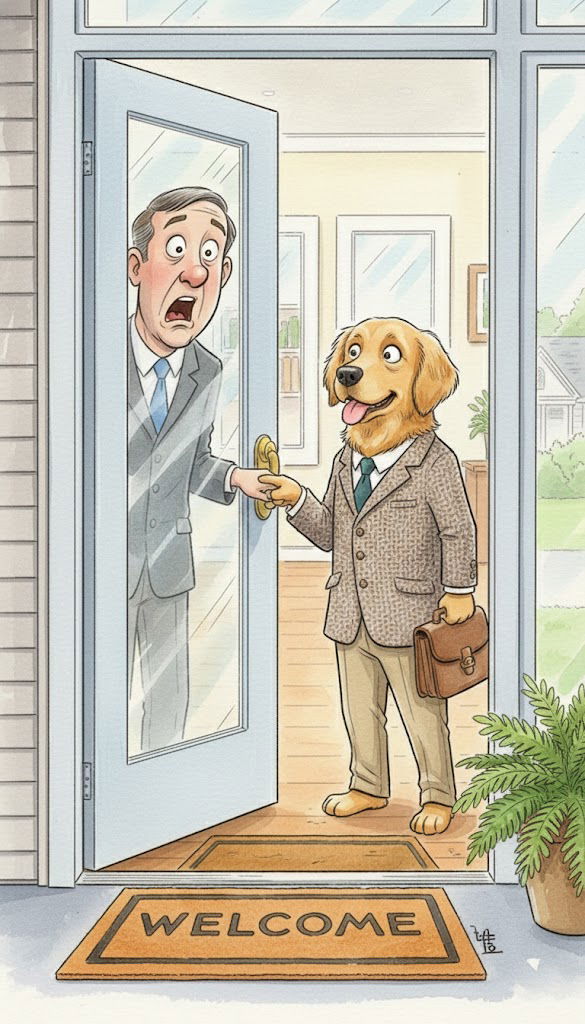 A Butcher's Discovery: The Sad Truth Behind a Genius Dog's Behavior