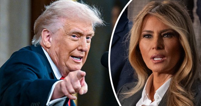 Donald Trump's State of the Union dig at Melania sparks buzz