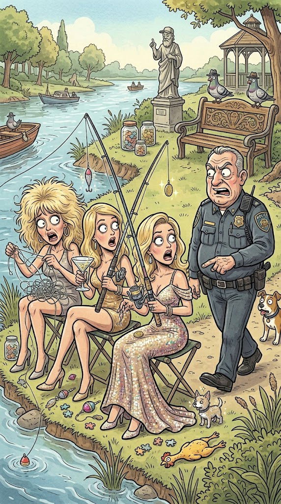 River Surprise: What Three Blondes Were Really Up To