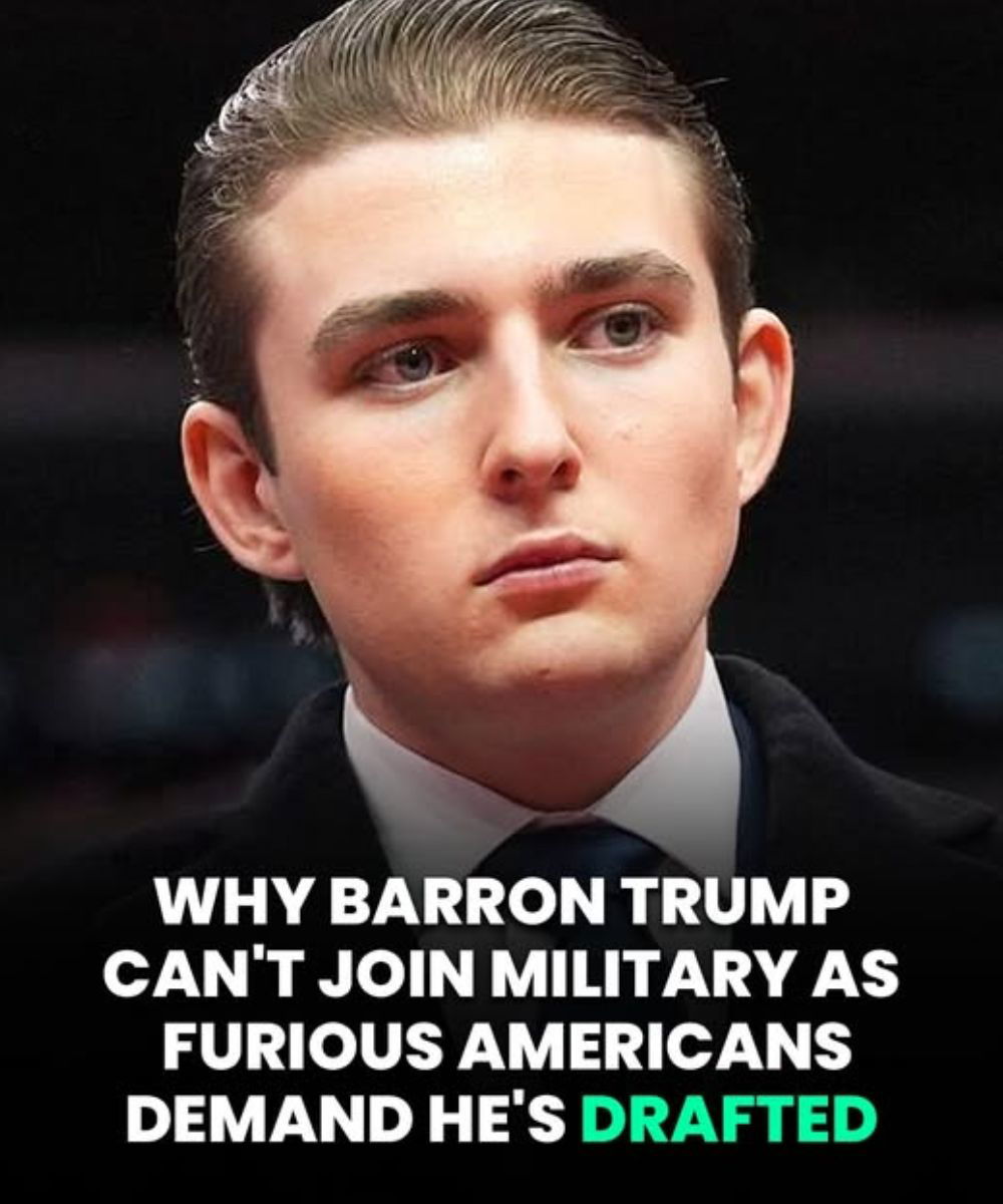 Barron Trump's Military Ineligibility Sparks Debate Amid Draft Demands
