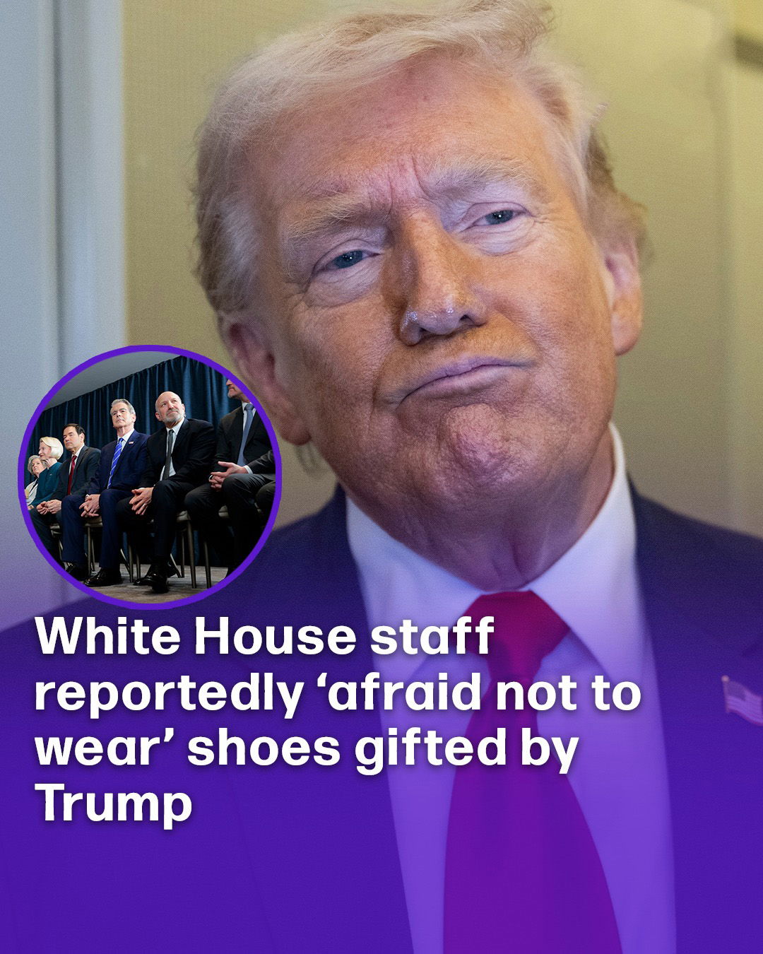 White House Staff Face Shoe Dilemma Over Gifts from Trump