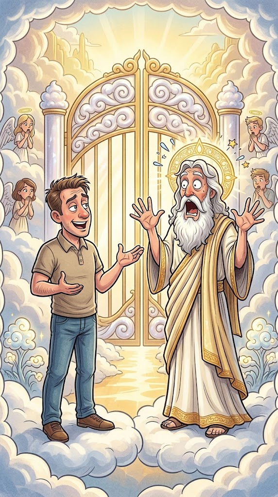Man's Unusual Encounter at Heaven's Gates Sparks Curiosity