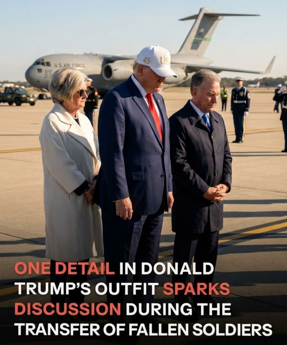 The Unexpected Element in Donald Trump's Military Ceremony Attire