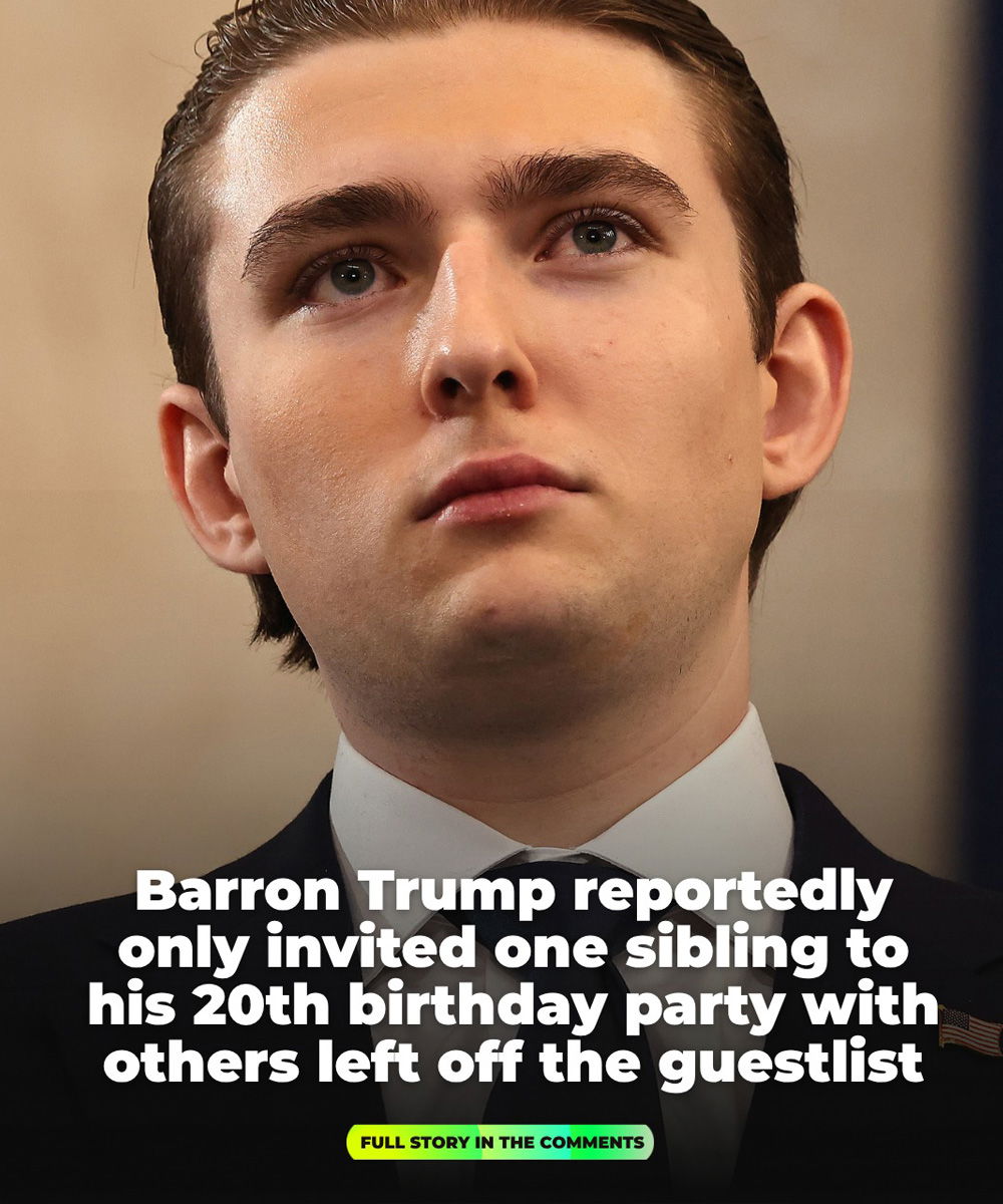 Barron Trump Chooses Only One Sibling for His 20th Birthday Guestlist