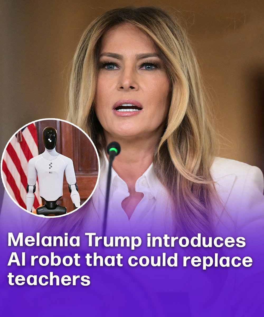 Melania Trump Unveils AI Robot to Change the Classroom Forever