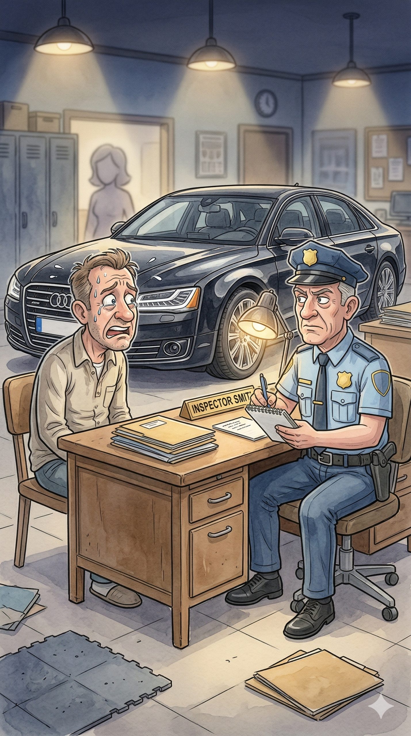 Man's Mysterious Visit to the Police Station Raises Eyebrows