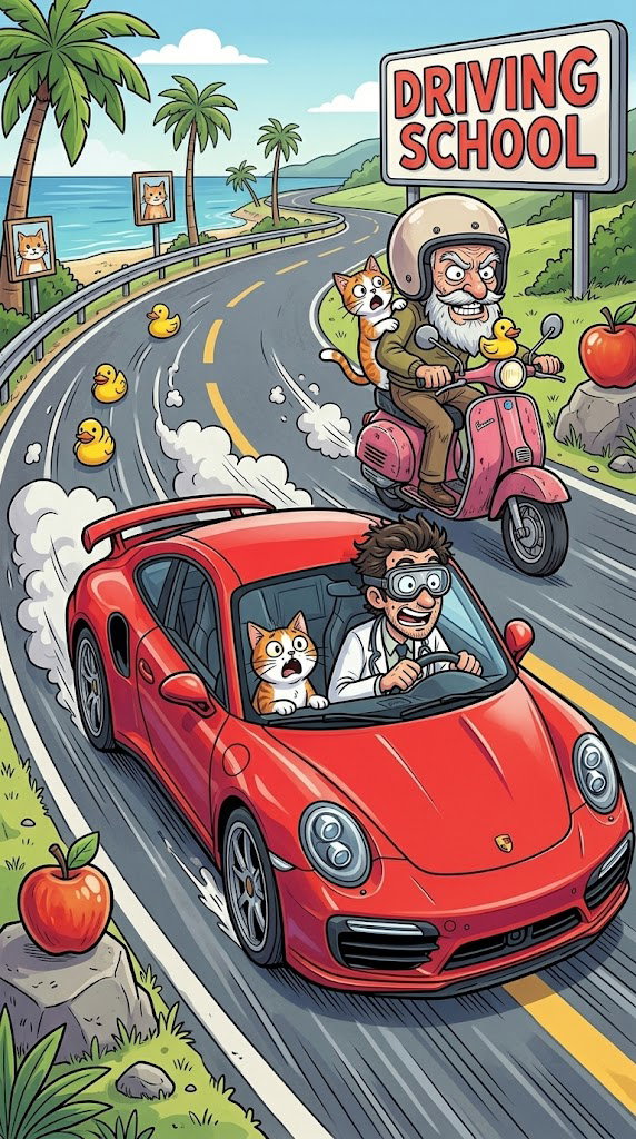 Ferrari-Driving Doctor Stunned by 83-Year-Old's Moped Feat