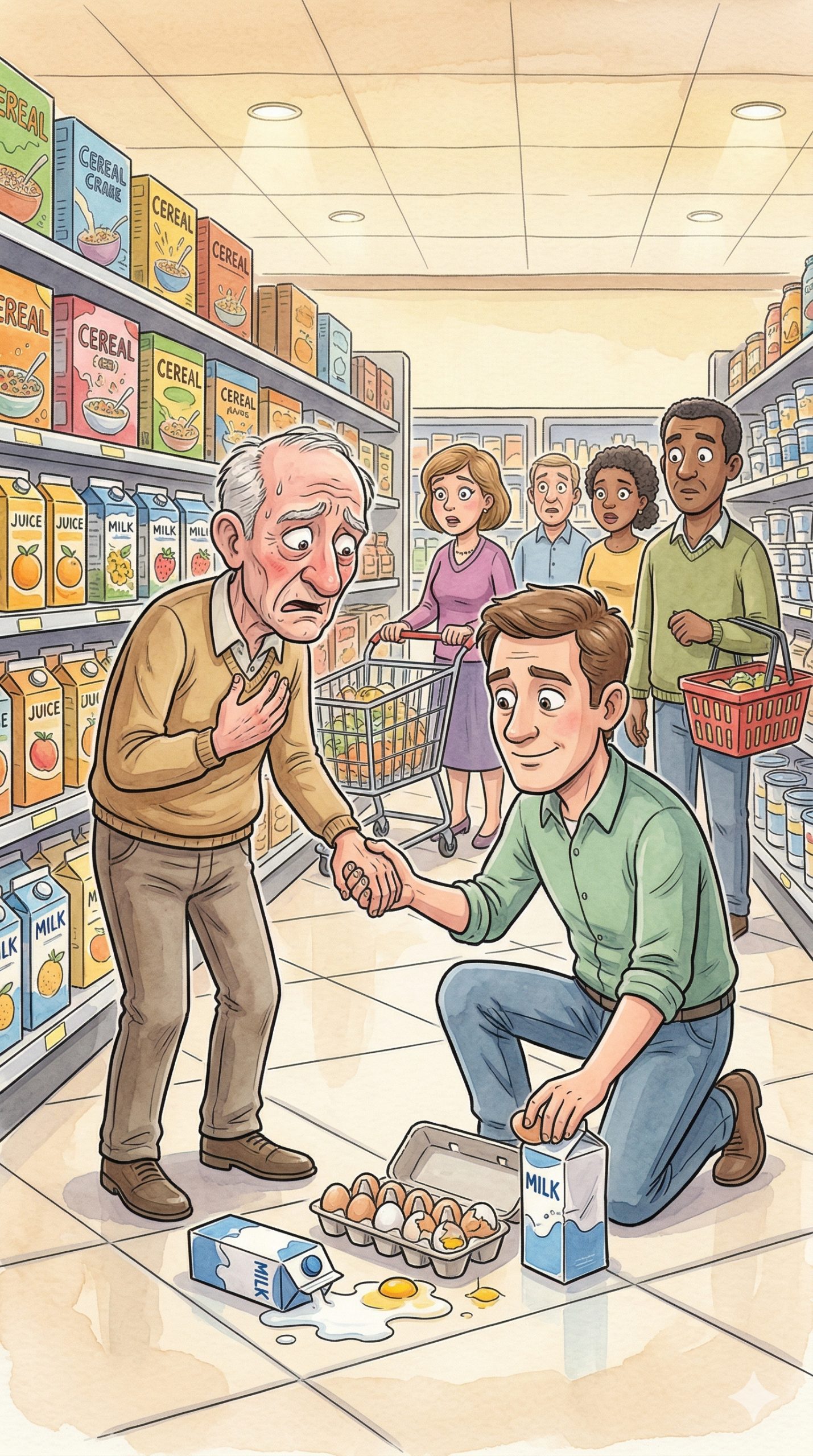 A Grocery Store Trip Offers Lessons for Kids, Hope for Parents
