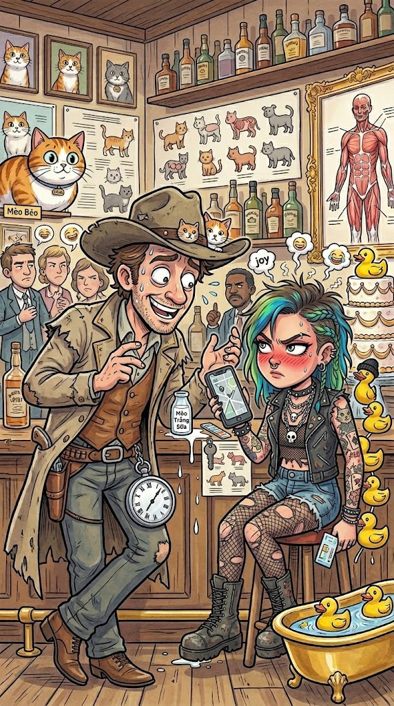 Cowboy Walks Into Bar, Sits Next to Stunning Woman—What Happened Next?