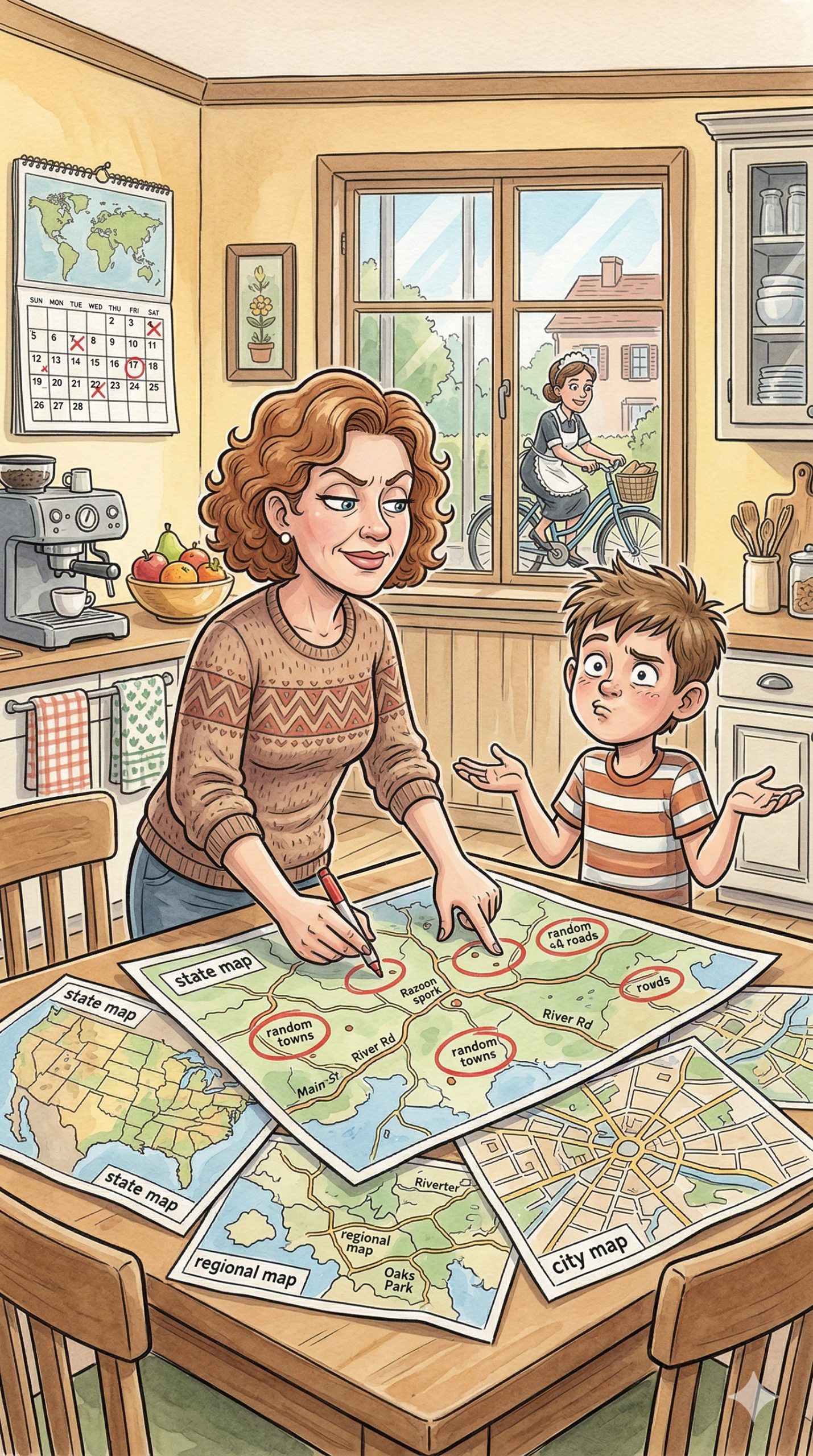 Boy Returns from School with Unexpected Story