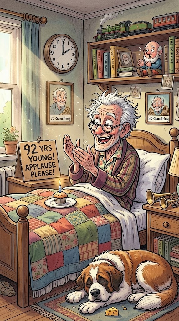 Man Wakes Up to Celebrate His 92nd Birthday Milestone!