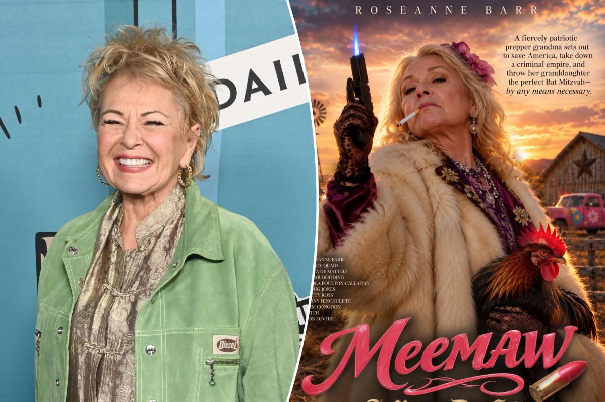 Roseanne Barr wraps eight-episode comedy ‘Meemaw’ eight years after ABC firing