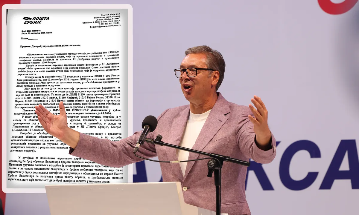 Vučićeva pisma penzionerima izazvala buru: Poštari rade prekovremeno