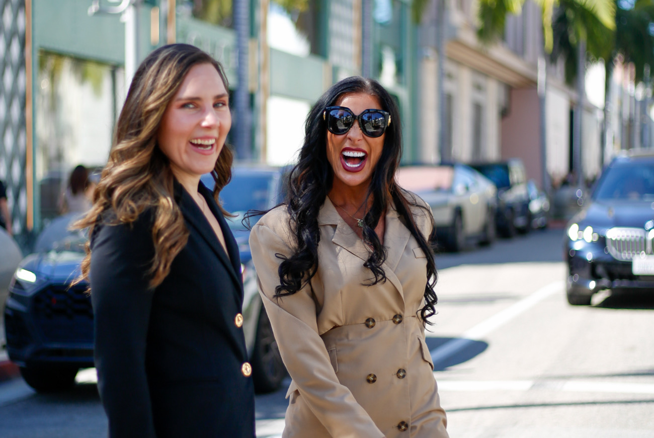 Rhonda Swan & Jules Schroeder Turn Heads on Rodeo Drive After WILDx Talks Triumph