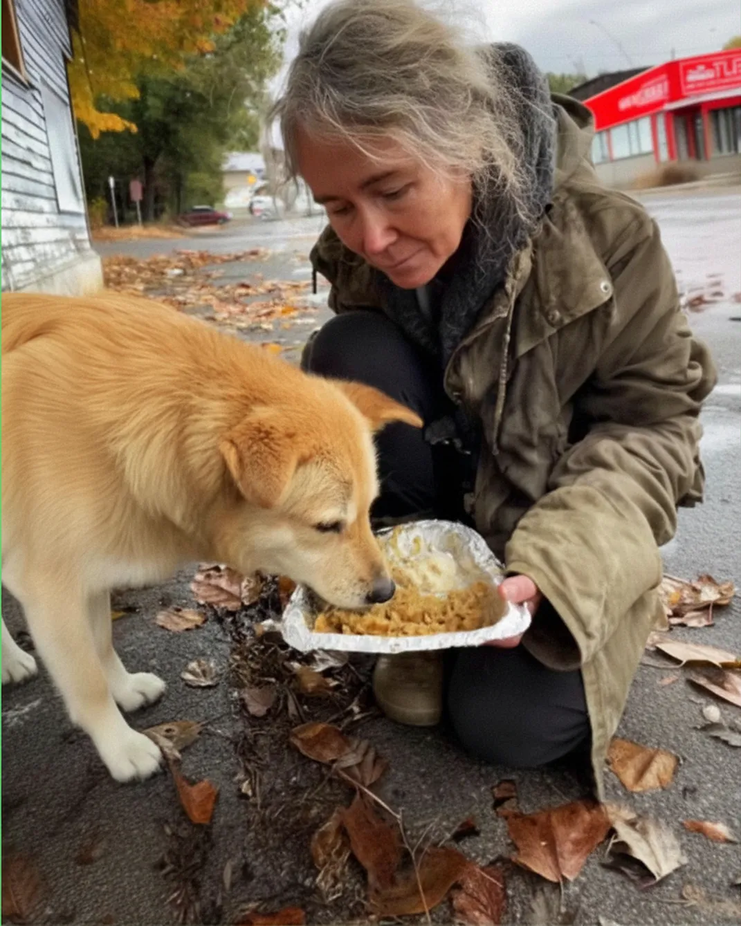 I received a touching letter months after assisting a woman and her dog in need.