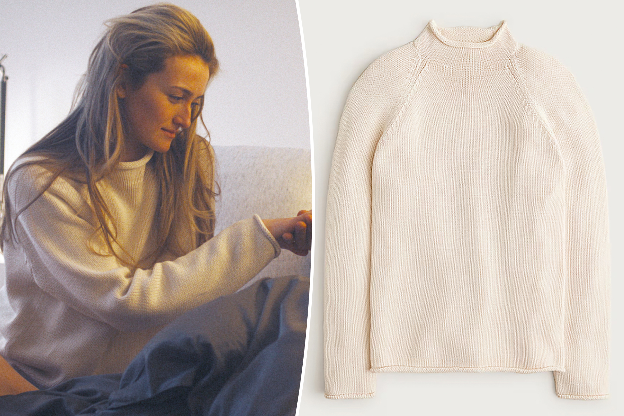 Sarah Pidgeon's $98 J.Crew Sweater Steals the Show in 'Love Story'