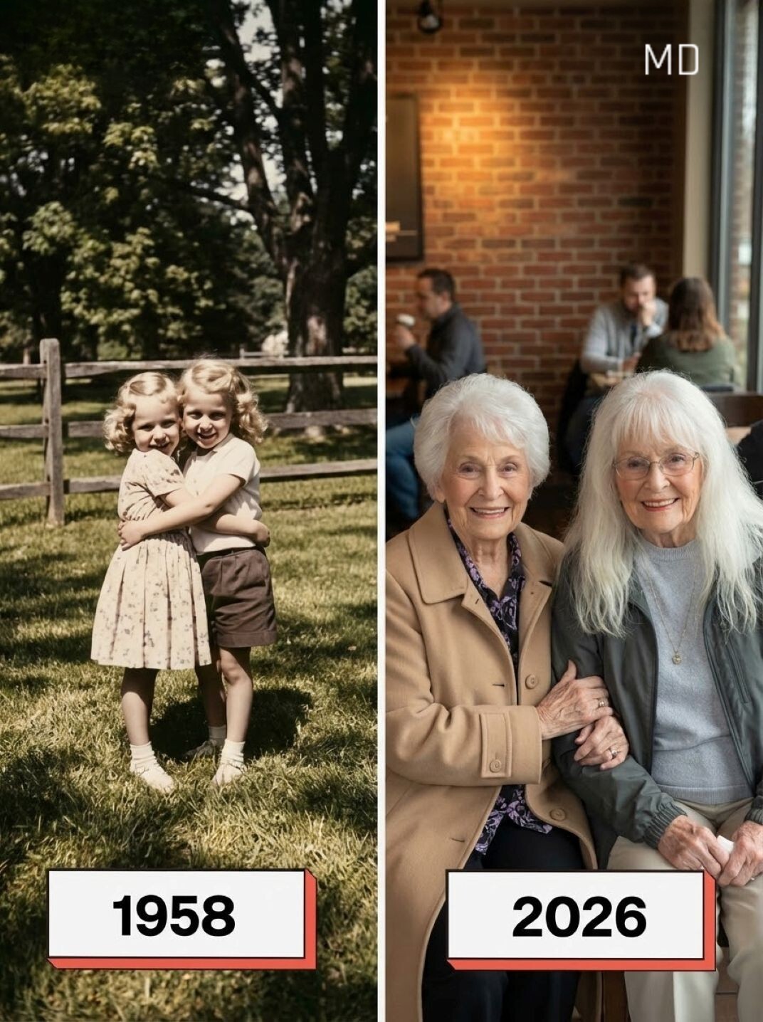 Separated as Kids, I Met My Doppelganger After 68 Years