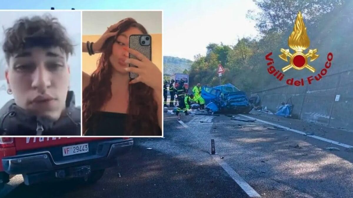 Gaia e Stefano muoiono dopo lo scontro con un camion sul Perugia-Bettolle