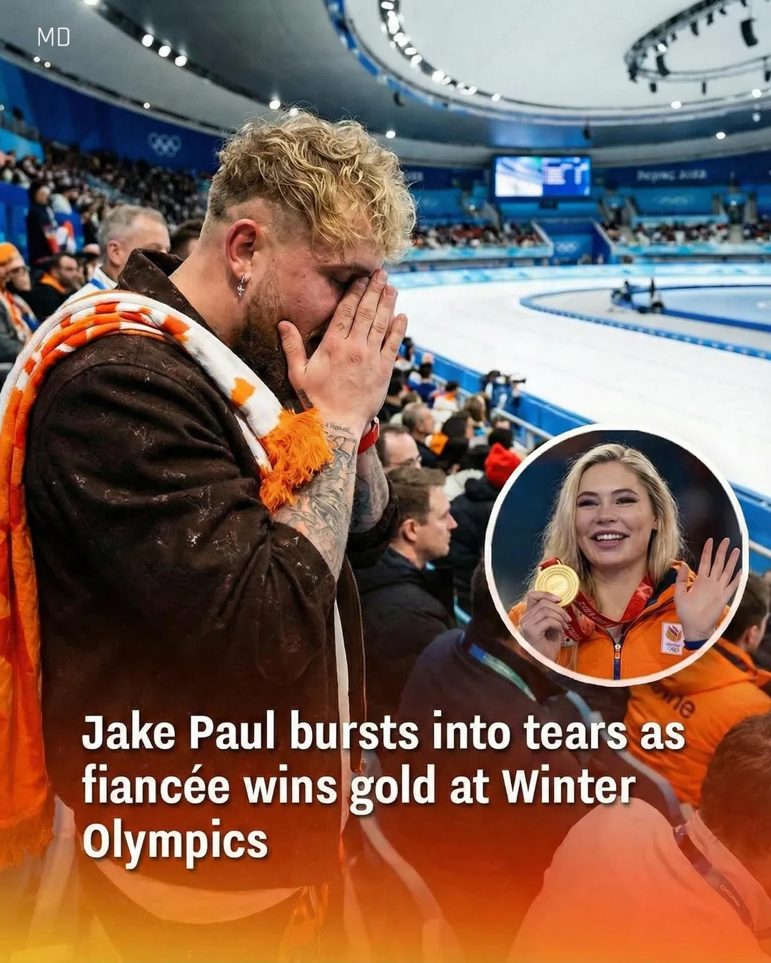 Jake Paul Ecstatic as Fiancée Triumphs with Gold at Winter Olympics