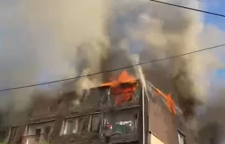 Massive Fire Engulfs Prishtina Apartment Building: What Happened?