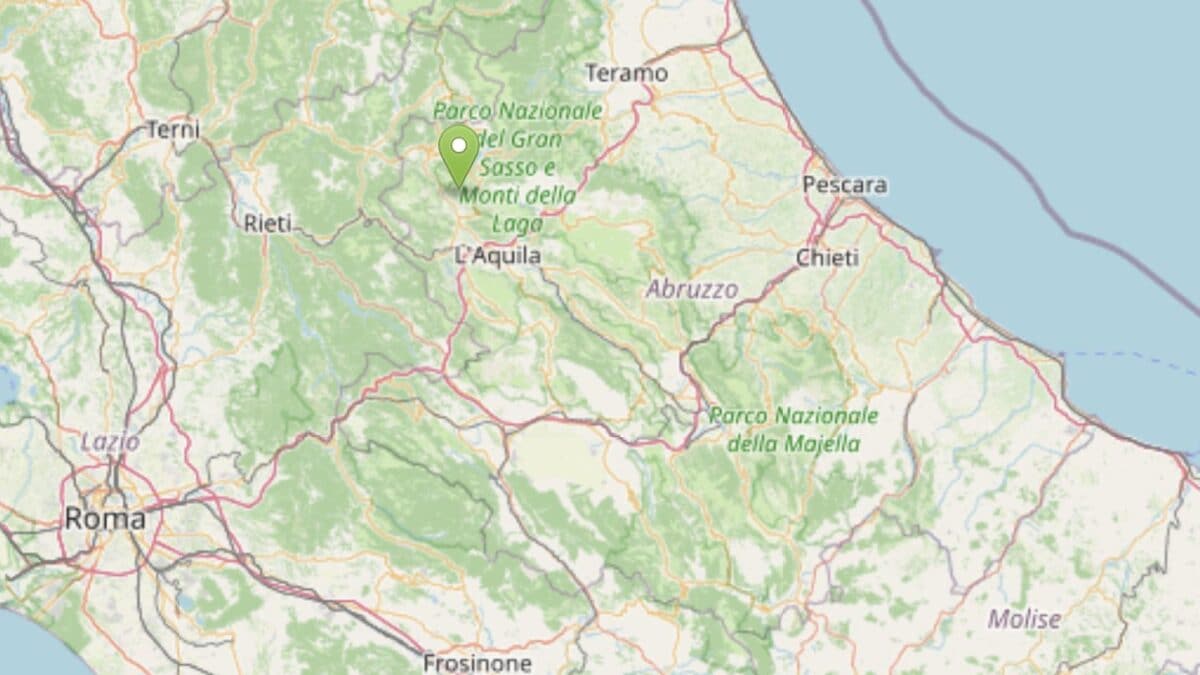 Terremoto di magnitudo 3 colpisce Barete, provincia dell'Aquila