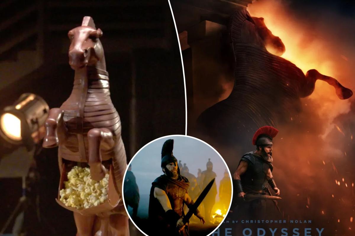 Why Everyone's Talking About 'The Odyssey's' Bizarre Popcorn Bucket