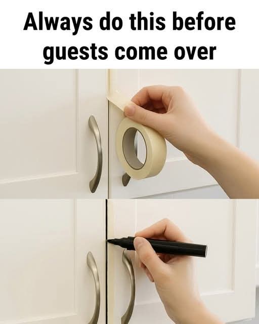 Upgrade your cabinets quickly before guests arrive.