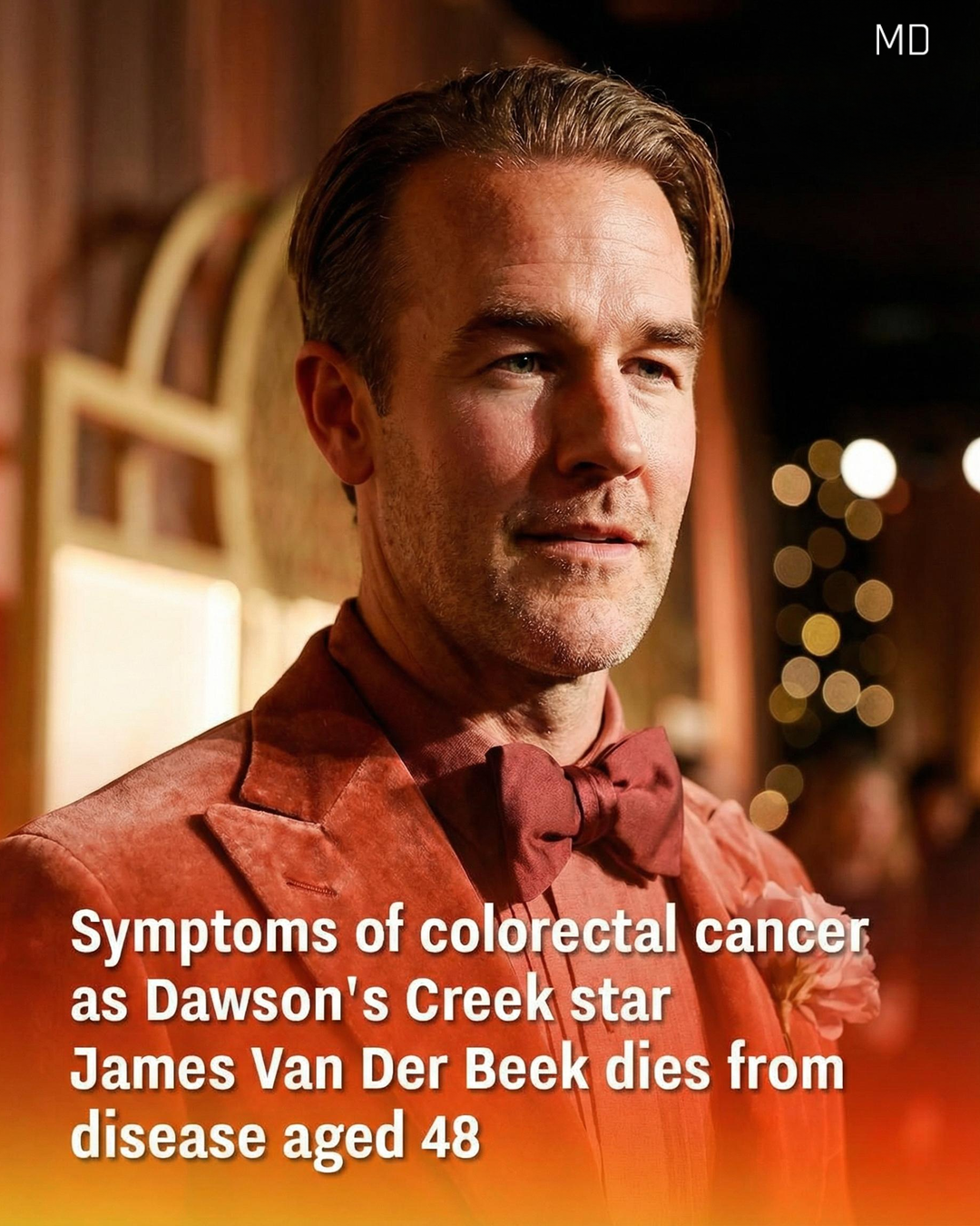 Actor James Van Der Beek's Death Reveals Colorectal Cancer Warning Signs
