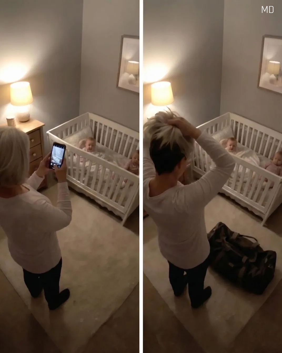 Camera Uncovers Surprising Truth About Babysitter for Twins at Night