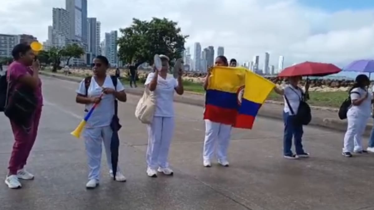 Protesta en Bocagrande: trabajadores del hospital exigen pagos atrasados y justicia laboral