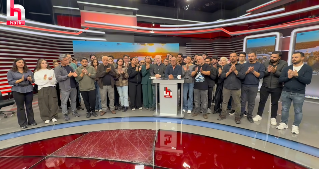 Canlı yayında veda edemeyen Halk TV çalışanları YouTube’dan seslendi