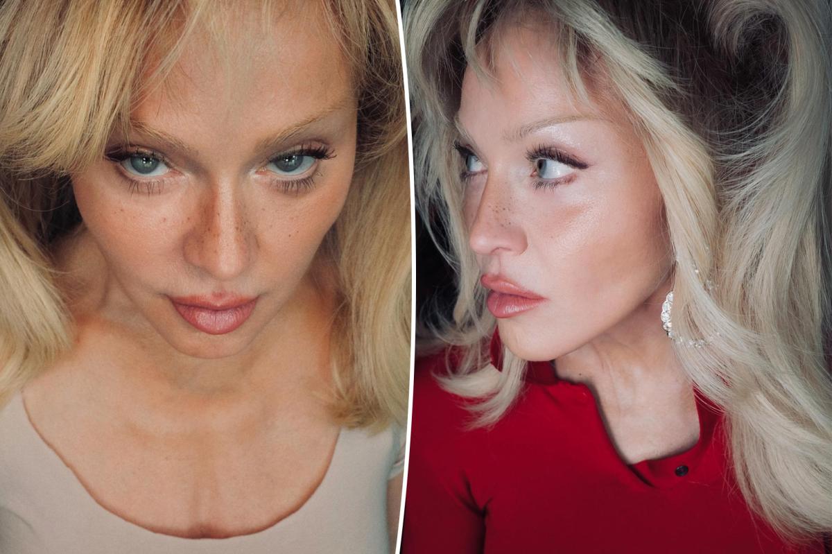 Madonna Stuns Fans with Her Ageless Look and Faux Freckles