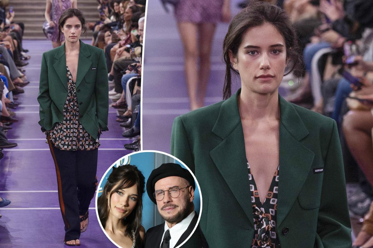 John Travolta’s Daughter Ella Bleu Turns Heads on Paris Runway
